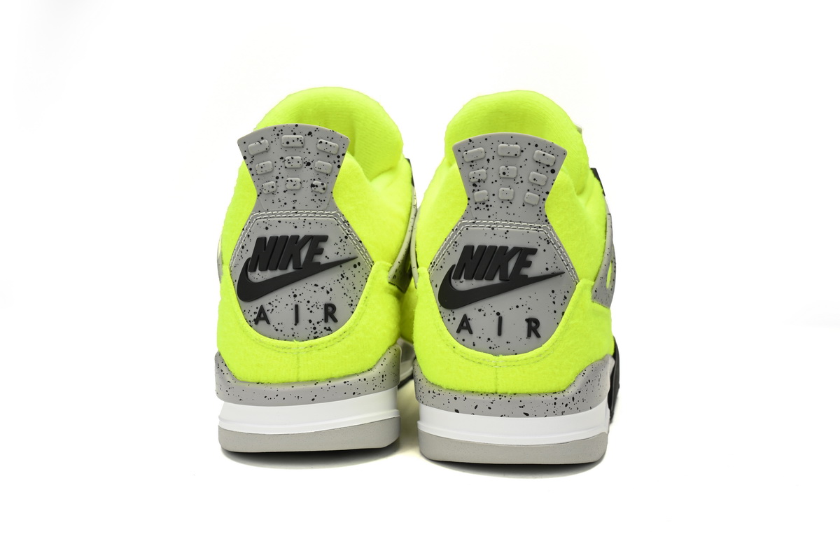     Tagz x Air jordan 4 Plush Fluorescent Yellow