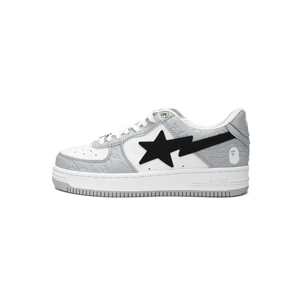 $29 For 2nd Pair & A Bathing Ape Bape Sta Low Grey Black