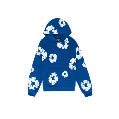 Top Quality Denim Tears The Cotton Wreath Sweatshirt Blue 01