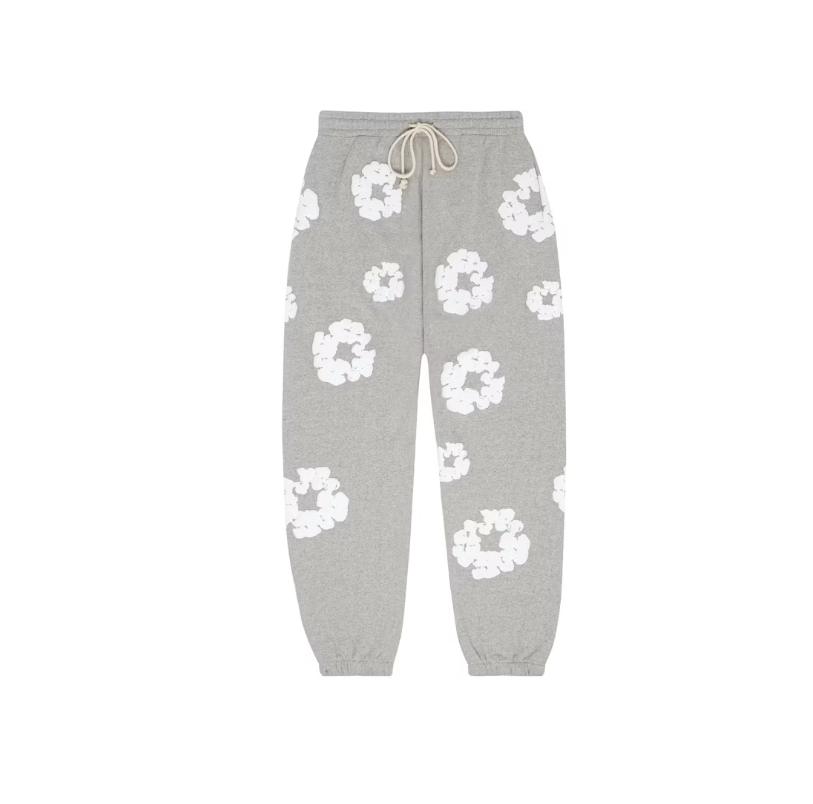 Zafa Wear Denim Tears The Cotton Wreath Sweatpants Grey