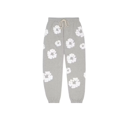 Zafa Wear Denim Tears The Cotton Wreath Sweatpants Grey 01