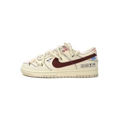   Pkgod Nike Dunk Low "Light Orewood Brown" DV0834-100 01