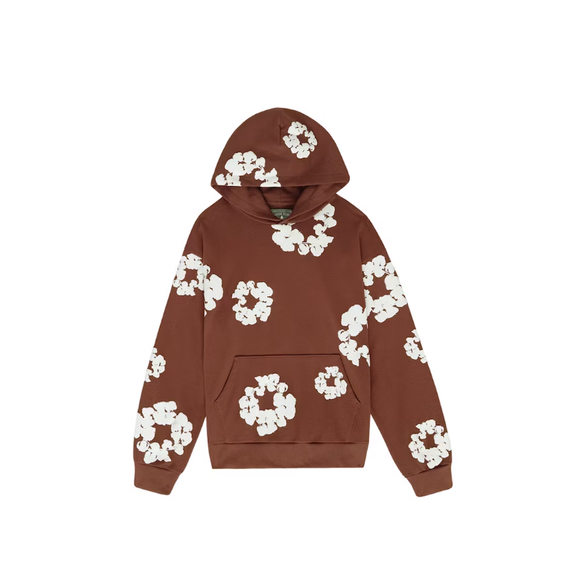 Top Quality Denim Tears The Cotton Wreath Sweat Suit Brown 