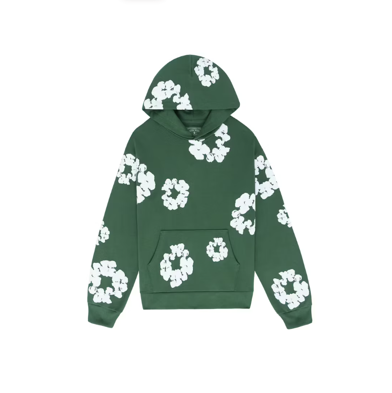 Top Quality Denim Tears The Cotton Wreath Sweat Suit Green 