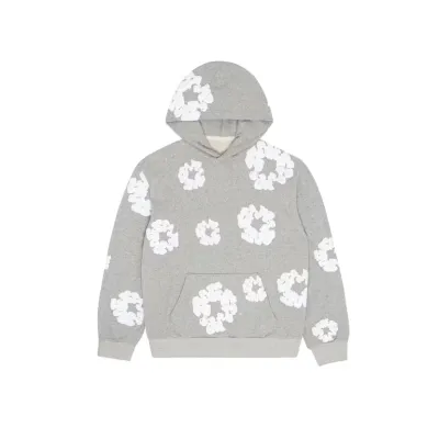 Top Quality Denim Tears The Cotton Wreath Sweatshirt Grey 01