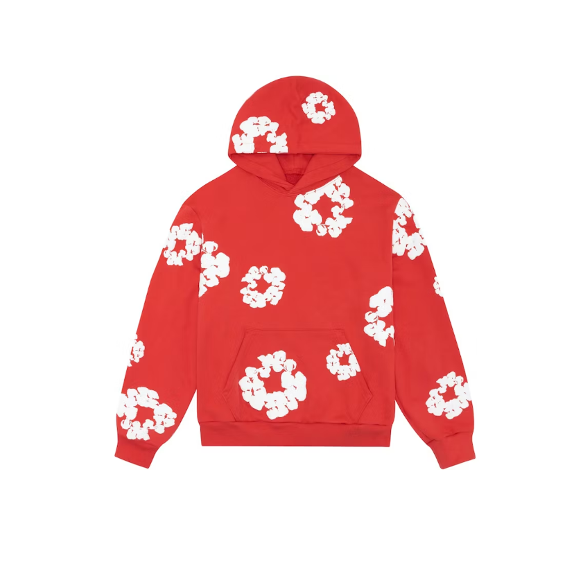 Top Quality Denim Tears The Cotton Wreath Sweat Suit Orange 