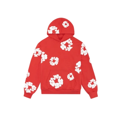 Top Quality Denim Tears The Cotton Wreath Sweat Suit Orange  01