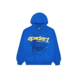 Top Quality Sp5der PNK Hoodie Blue 