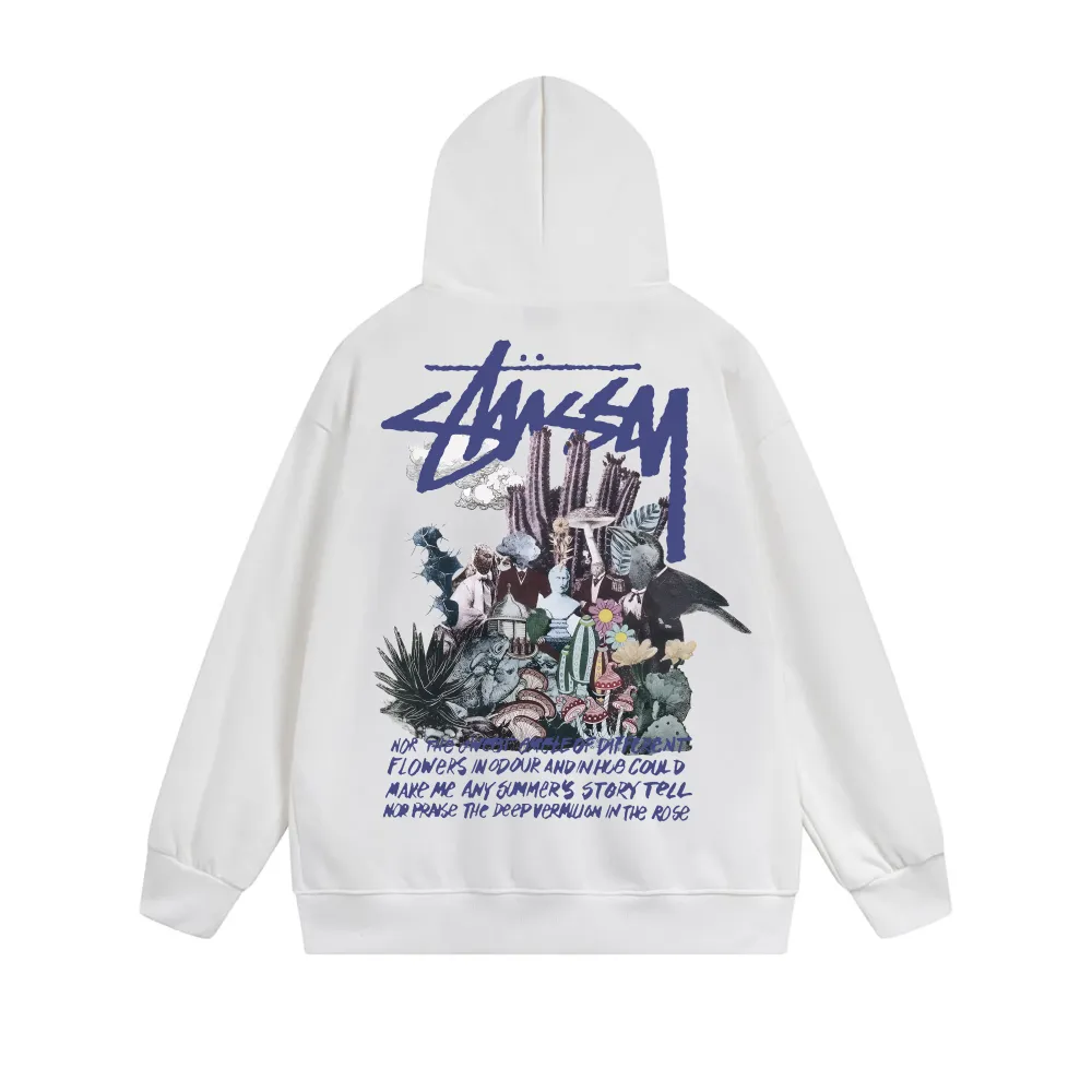 Zafa Wear Basic Stussy Hoodie XB703