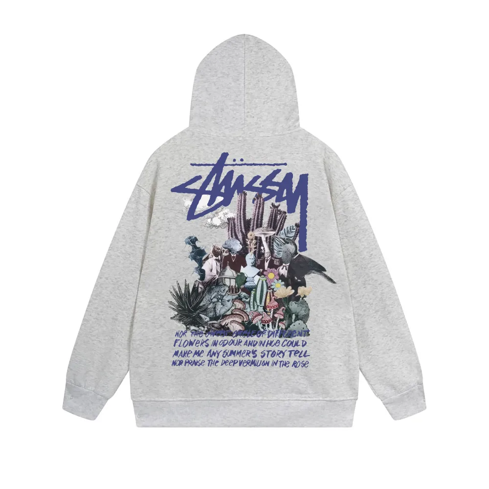 Zafa Wear Basic Stussy Hoodie XB703