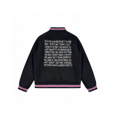 Top Quality Stussy S Talk  Varsity Jacket XB408  02
