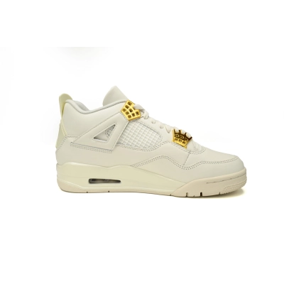 Pkgod  Air Jordan 4 Retro Metallic Gold   02