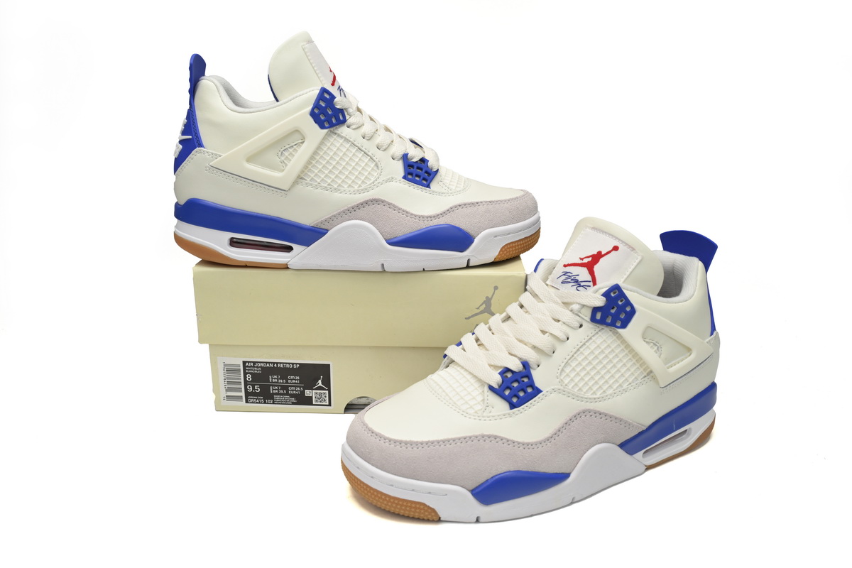    Pkgod Nike SB x Air Jordan 4 Sapphire DR5415-102