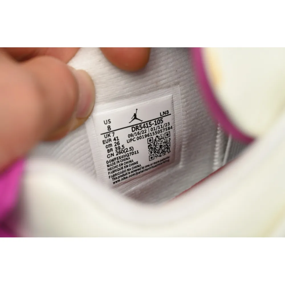 Pkgod Nike SB x Air Jordan 4 White Purple Grey DR5415-105
