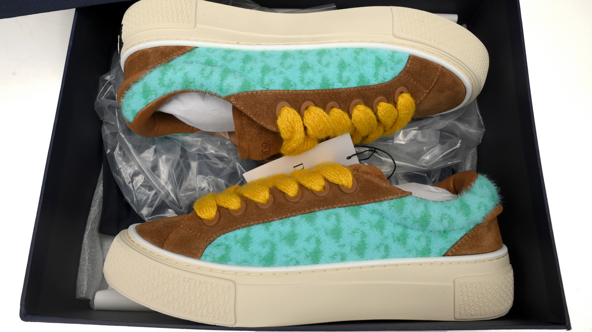 Dior X Denim Tears B33 Sneakers Release Brown Green