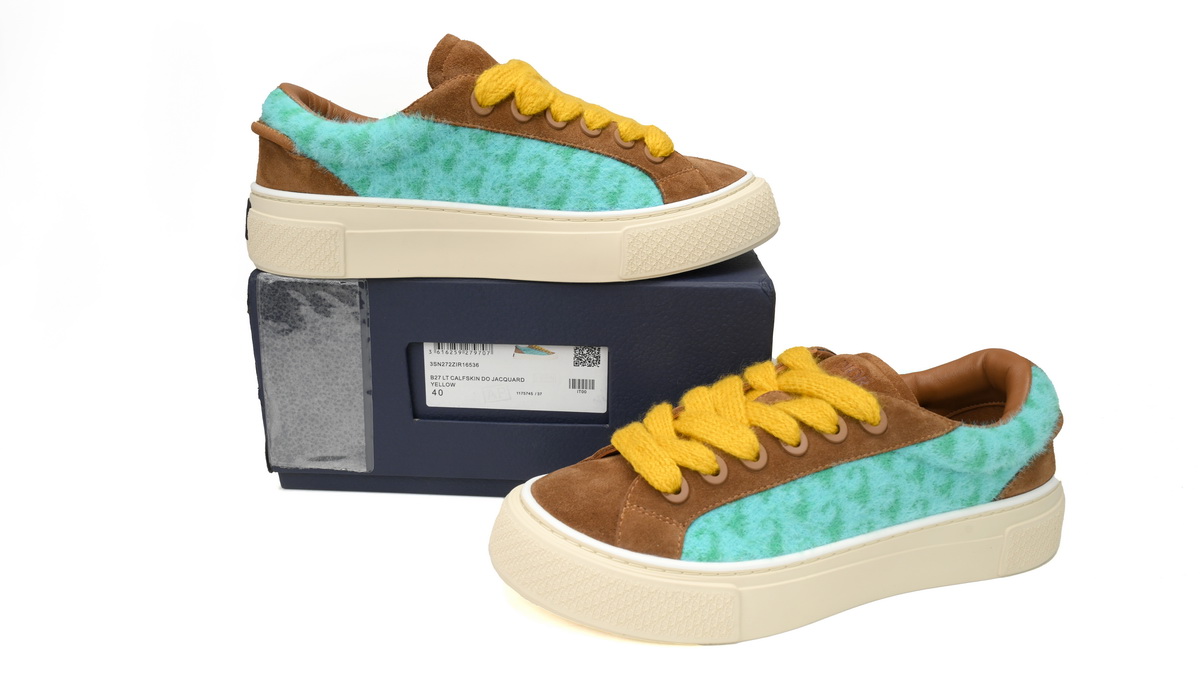 Dior X Denim Tears B33 Sneakers Release Brown Green
