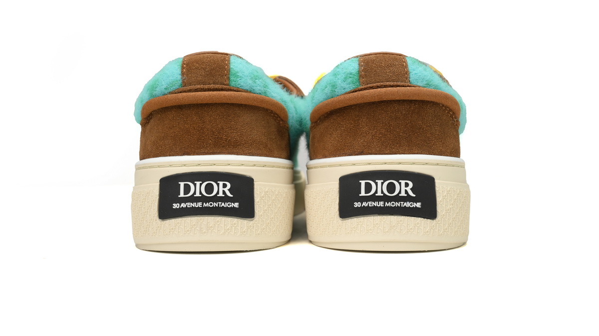 Dior X Denim Tears B33 Sneakers Release Brown Green