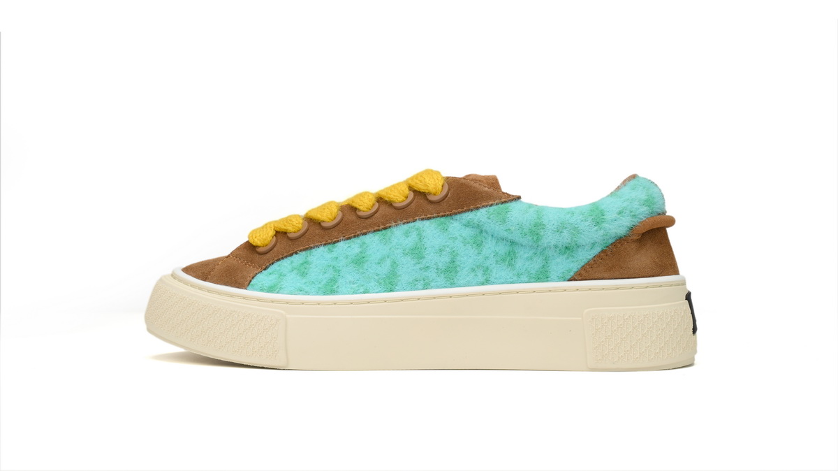 Dior X Denim Tears B33 Sneakers Release Brown Green