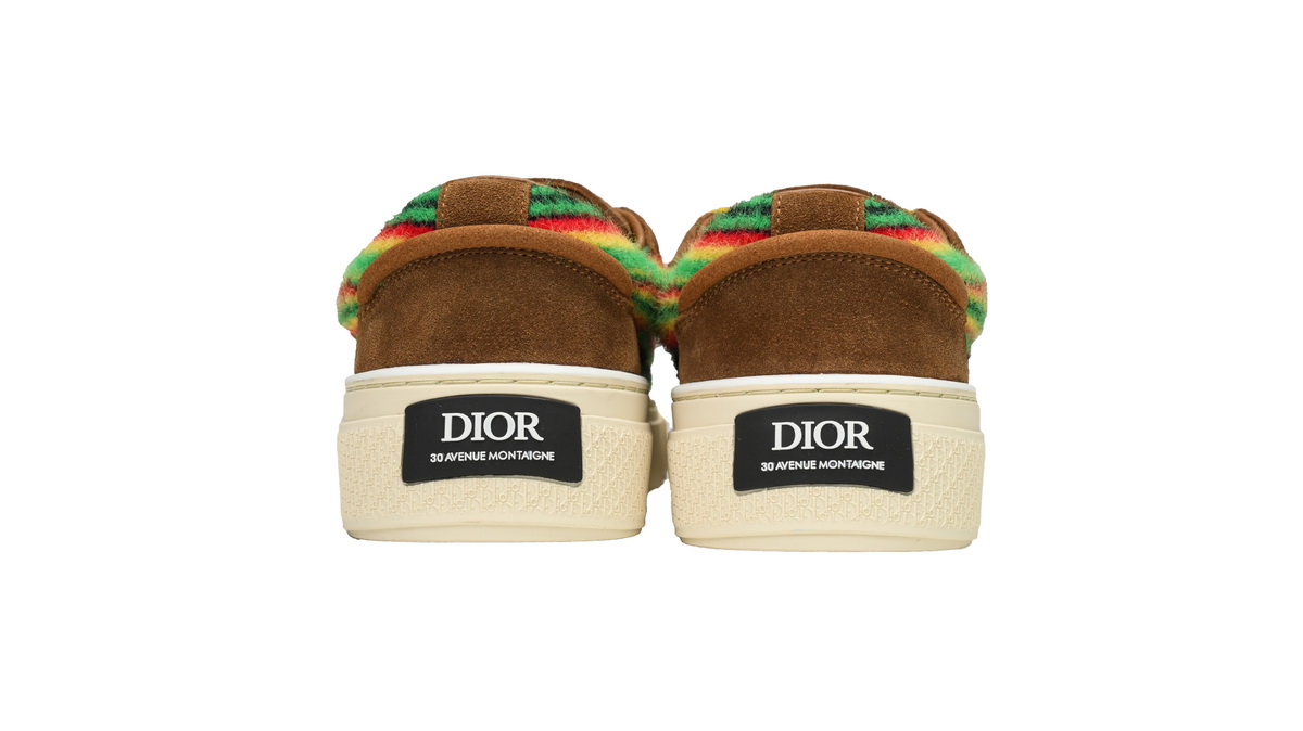 Dior X Denim Tears B33 Sneakers Release Brown Stripe
