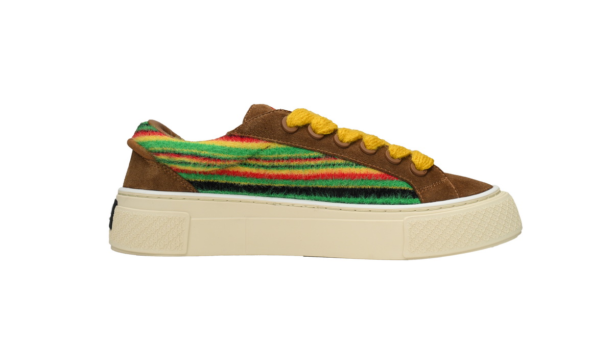 Dior X Denim Tears B33 Sneakers Release Brown Stripe