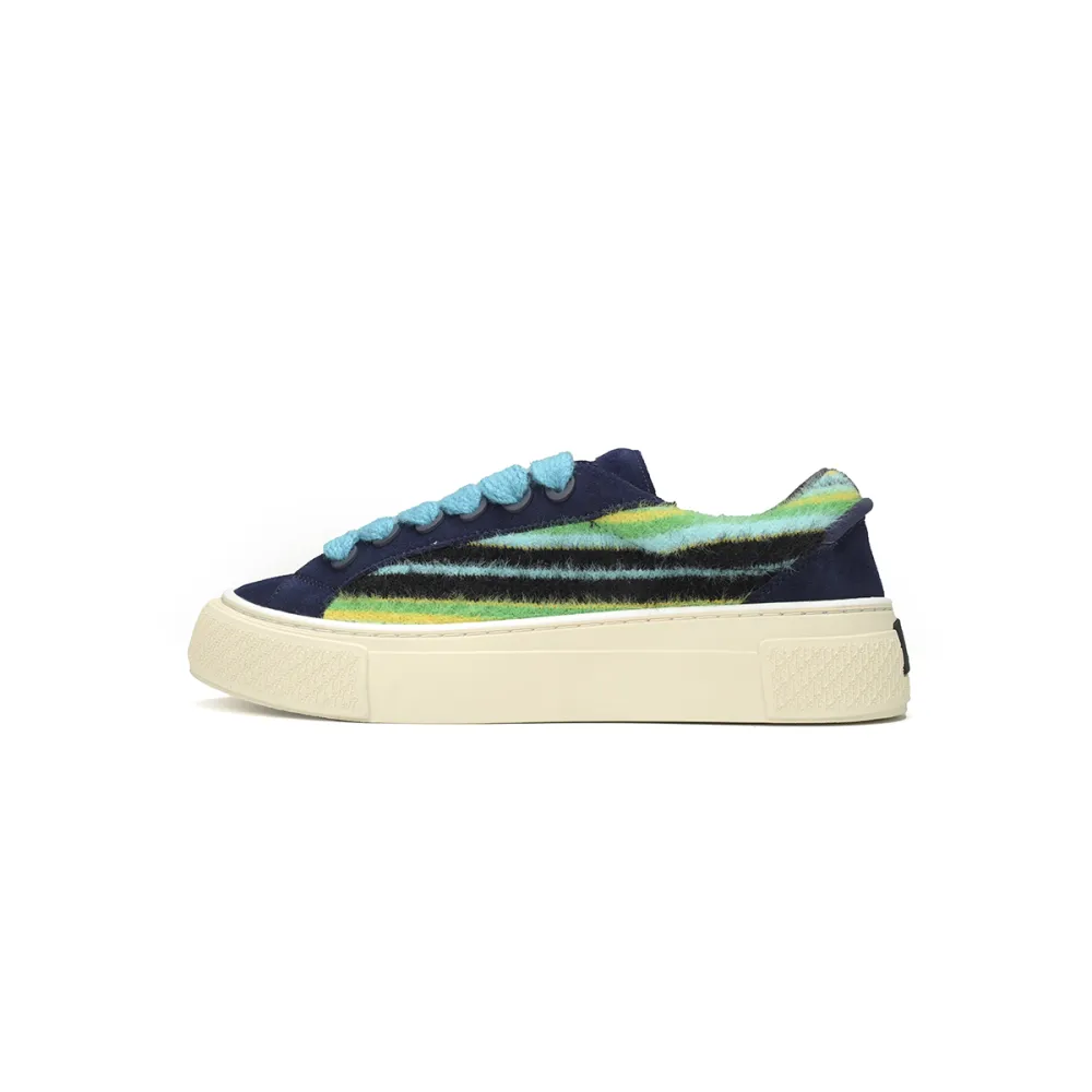 Zafa Wear Dior X Denim Tears B33 Sneakers Release Navy Dlue Stripes