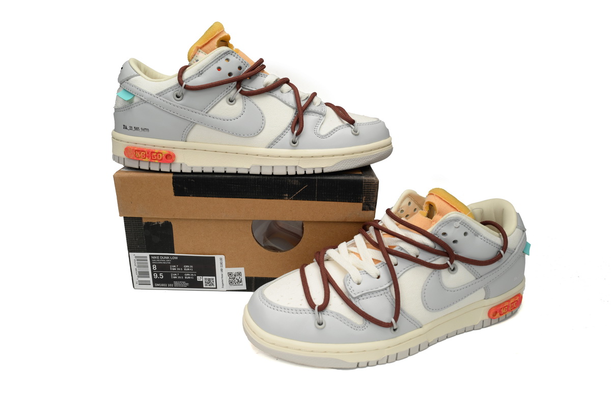     Nike Dunk Low Off-White Lot 46 DM1602-102
