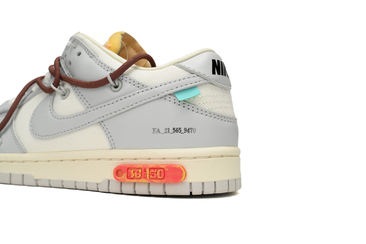     Nike Dunk Low Off-White Lot 46 DM1602-102