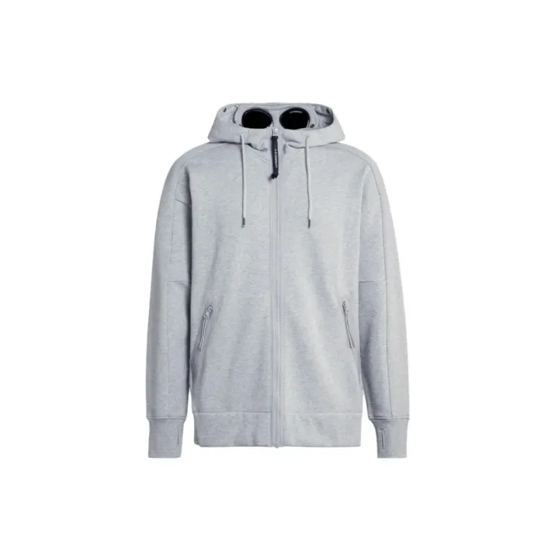 Top Quality C.P.Company Diagonal Raised Fleece Goggle Hoodie 