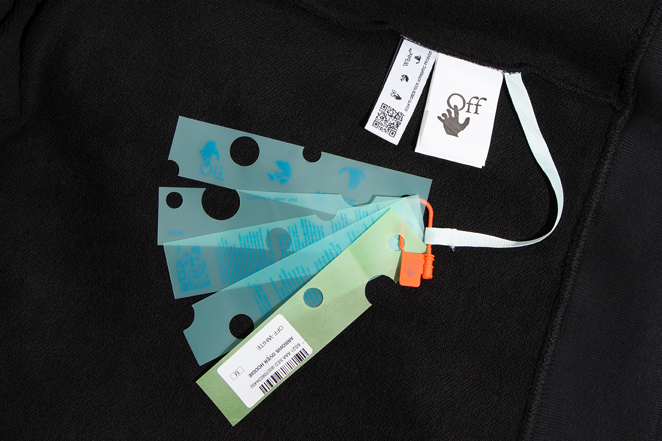 Top Quality OFF WHITE Hoodie 22FW Print distressed 