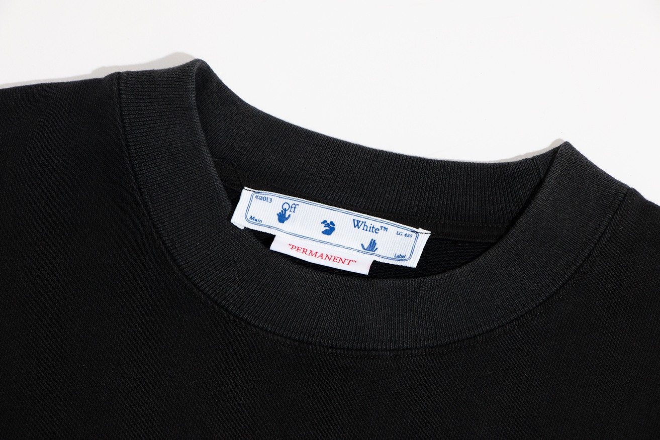 Top Quality OFF WHITE Hoodie 22FW Print distressed 