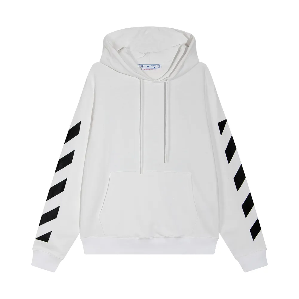 Top Quality OFF WHITE Hoodie Classic Arrow 2022 Arrow Zebra Bar