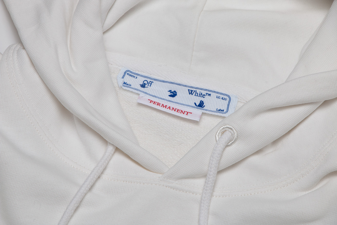 Top Quality OFF WHITE Hoodie Classic Arrow 2022 Arrow Zebra Bar 