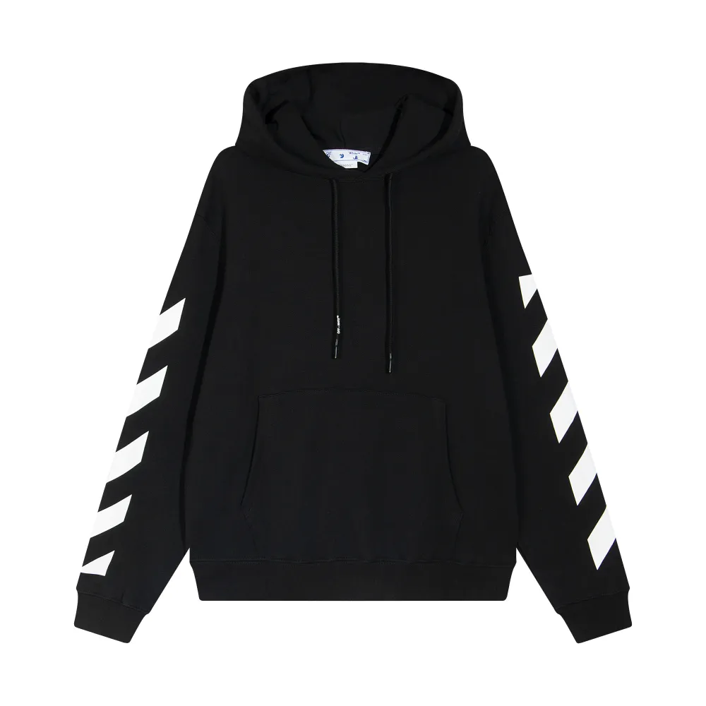 Top Quality OFF WHITE Hoodie Classic Arrow 2022 Arrow Zebra Bar