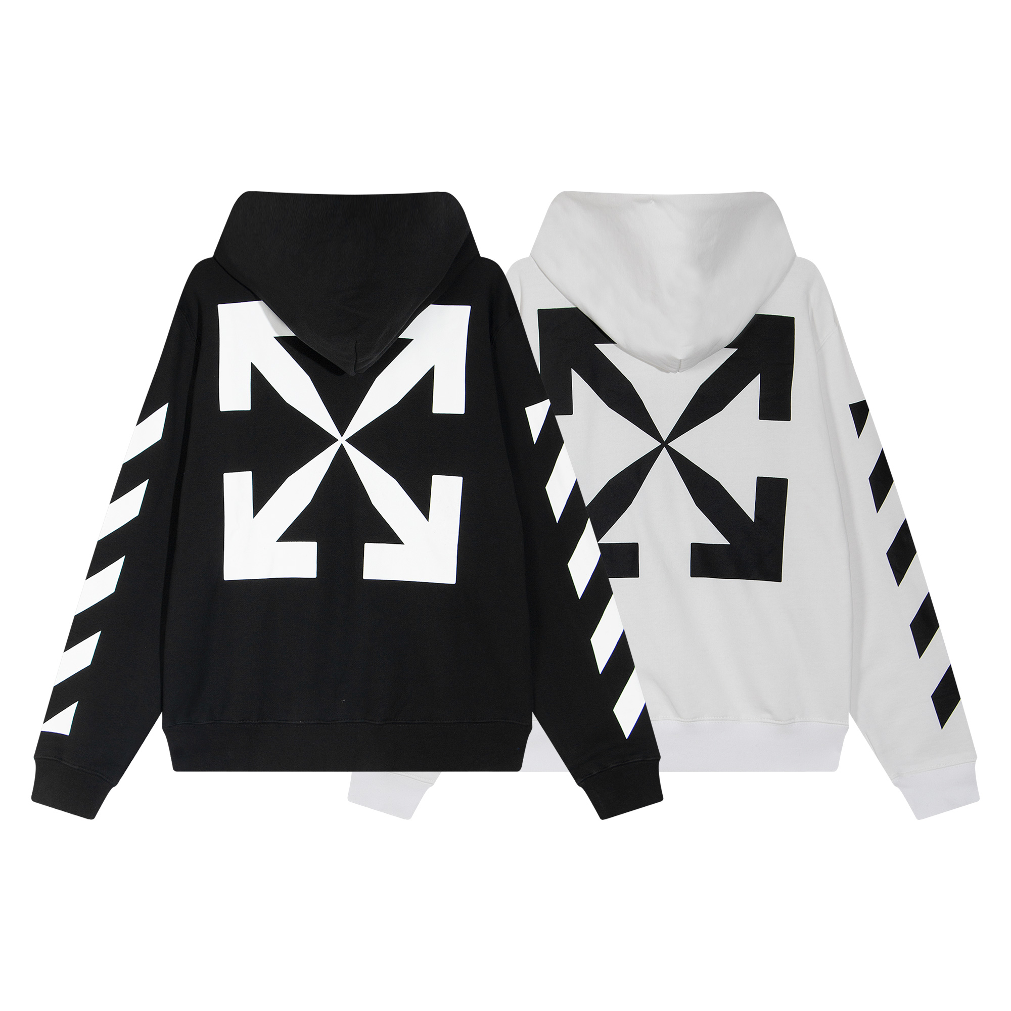 Top Quality OFF WHITE Hoodie Classic Arrow 2022 Arrow Zebra Bar 
