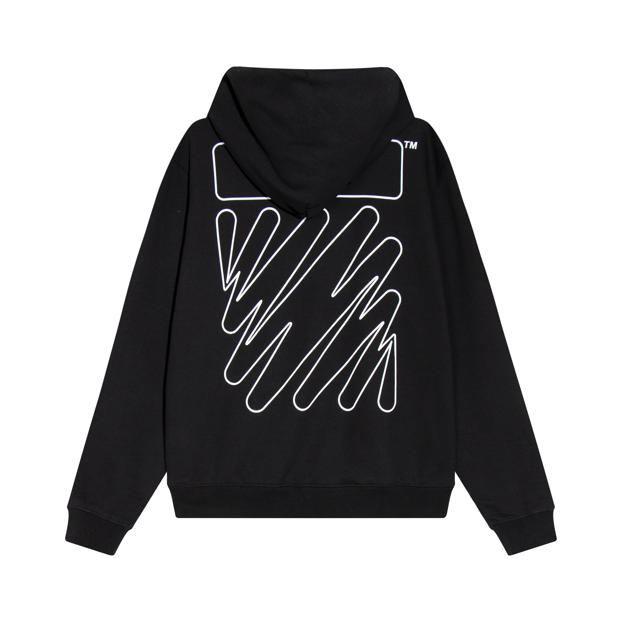 Top Quality OFF WHITE Hoodie Electric zebra stripes 