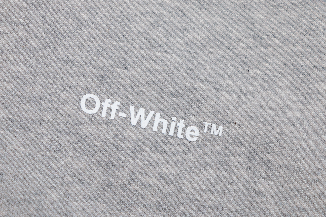 Top Quality OFF WHITE Hoodie Electric zebra stripes 