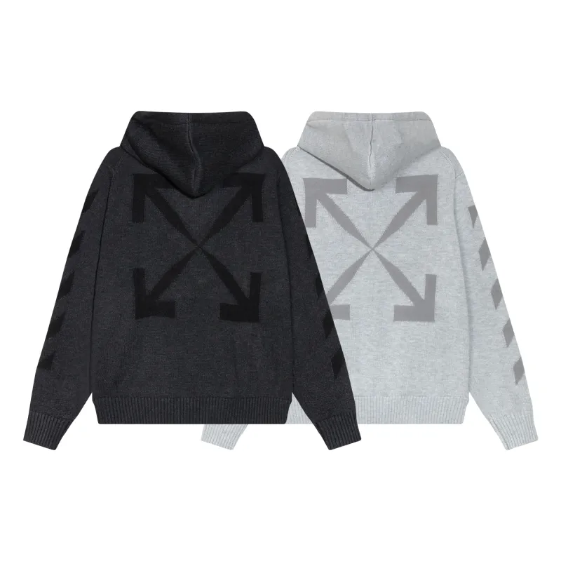 Top Quality OFF WHITE Hoodie Zebra Arrow 