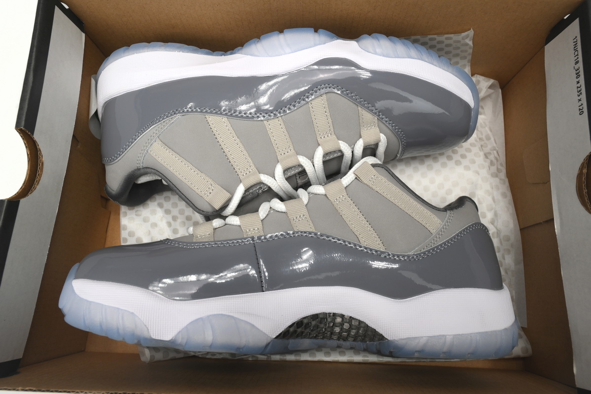    Pkgod Air Jordan 11 Retro Low Cool Grey 528895-003