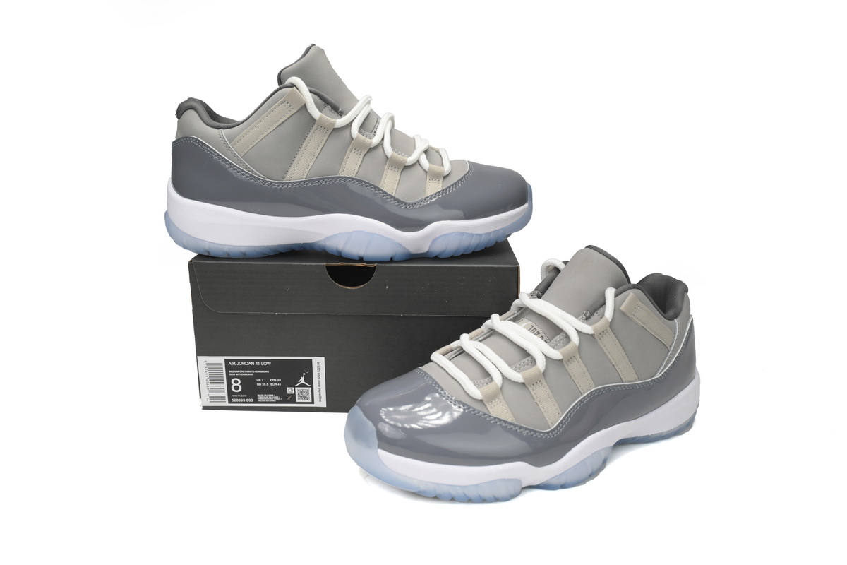    Pkgod Air Jordan 11 Retro Low Cool Grey 528895-003