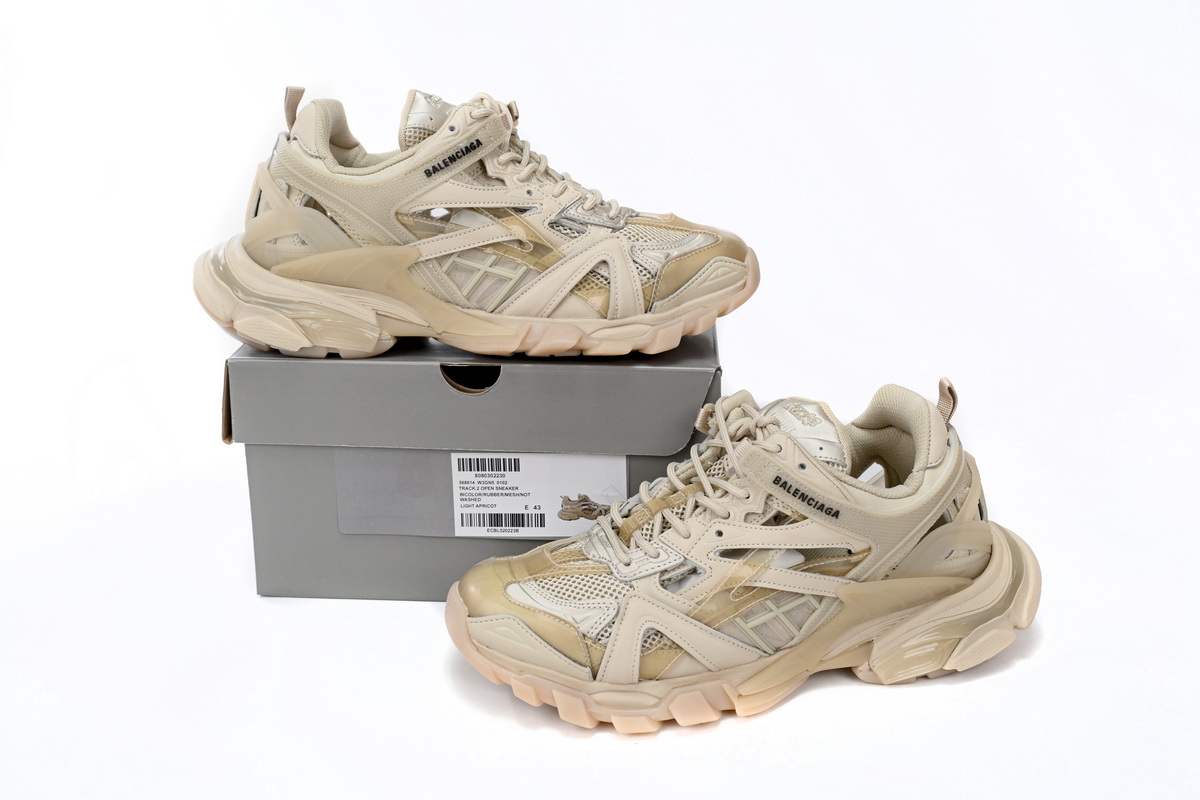 Balenciaga Track.2 Beige Metallic 568614 W2GN3 9710