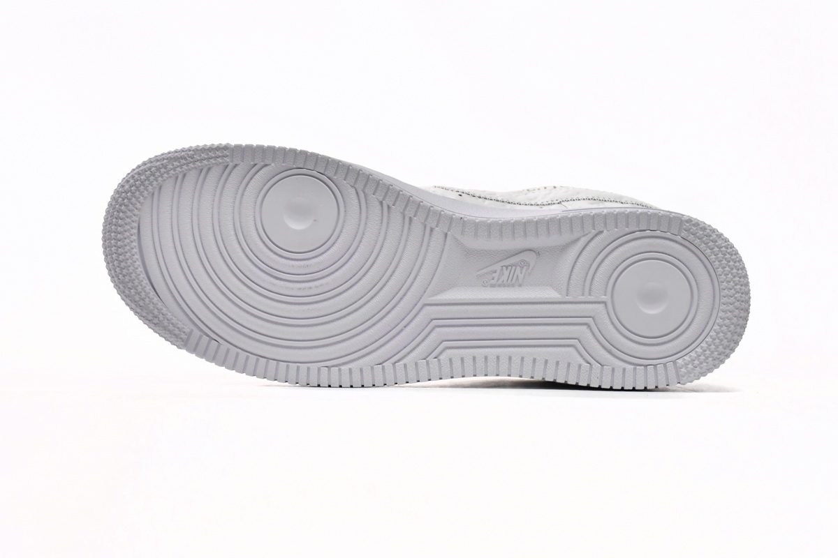 Zafa Wear Louis Vuitton x Air Force 1 Trainer Sneaker White LK0221