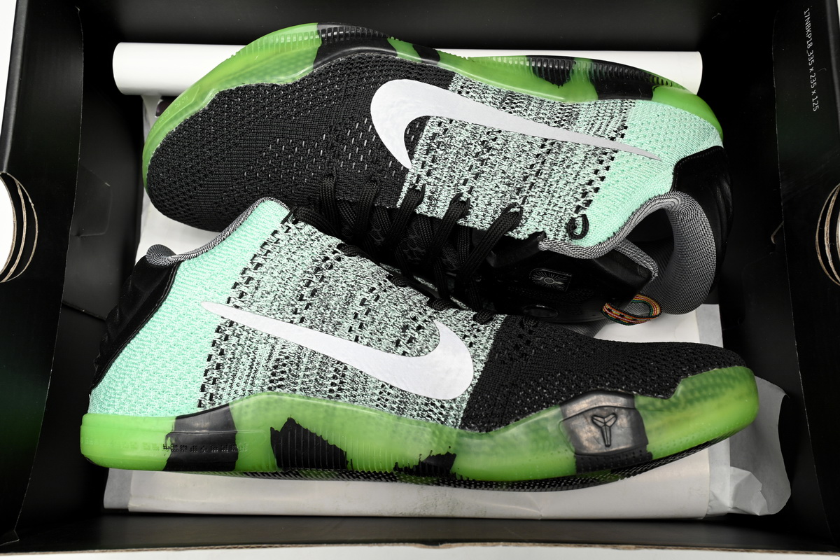    Nike Kobe 11 Low Easter Green Black 8244521-305