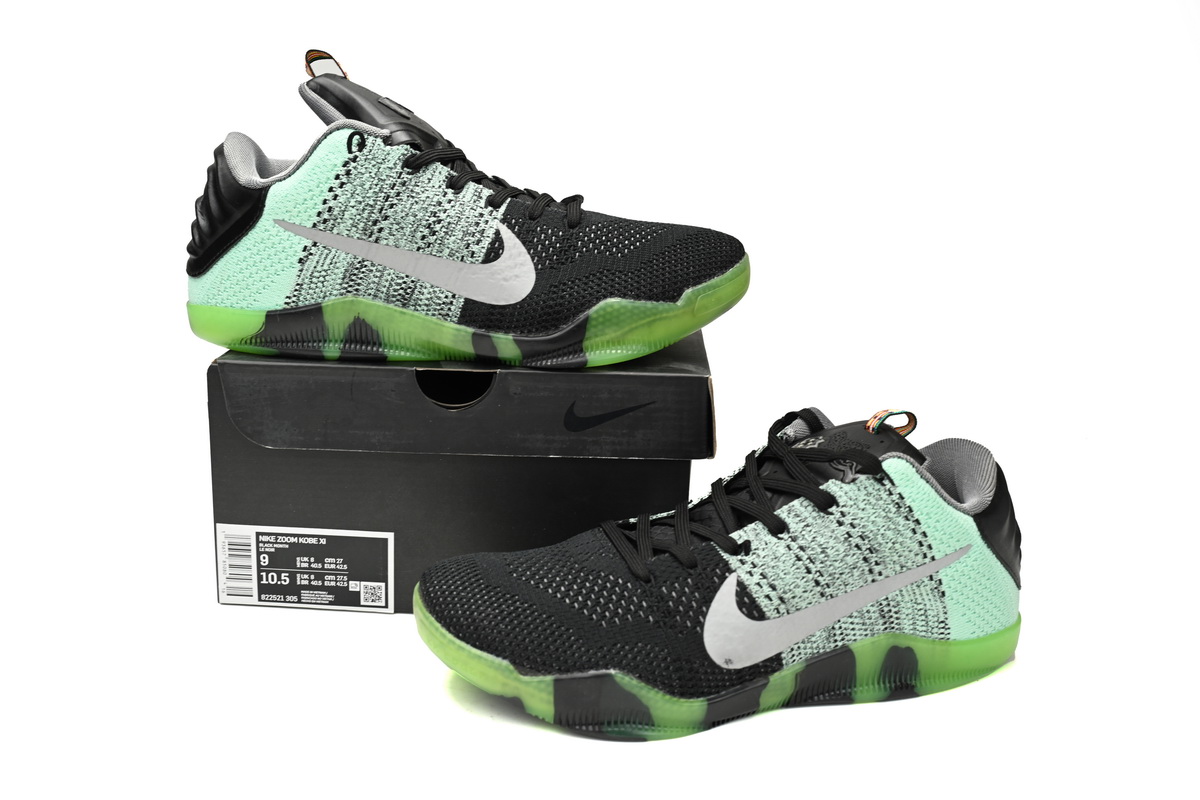    Nike Kobe 11 Low Easter Green Black 8244521-305