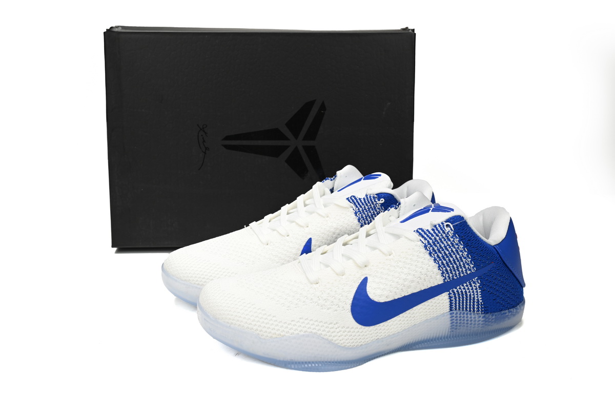    Nike Zoom Kobe 11 White Blue 822675-185