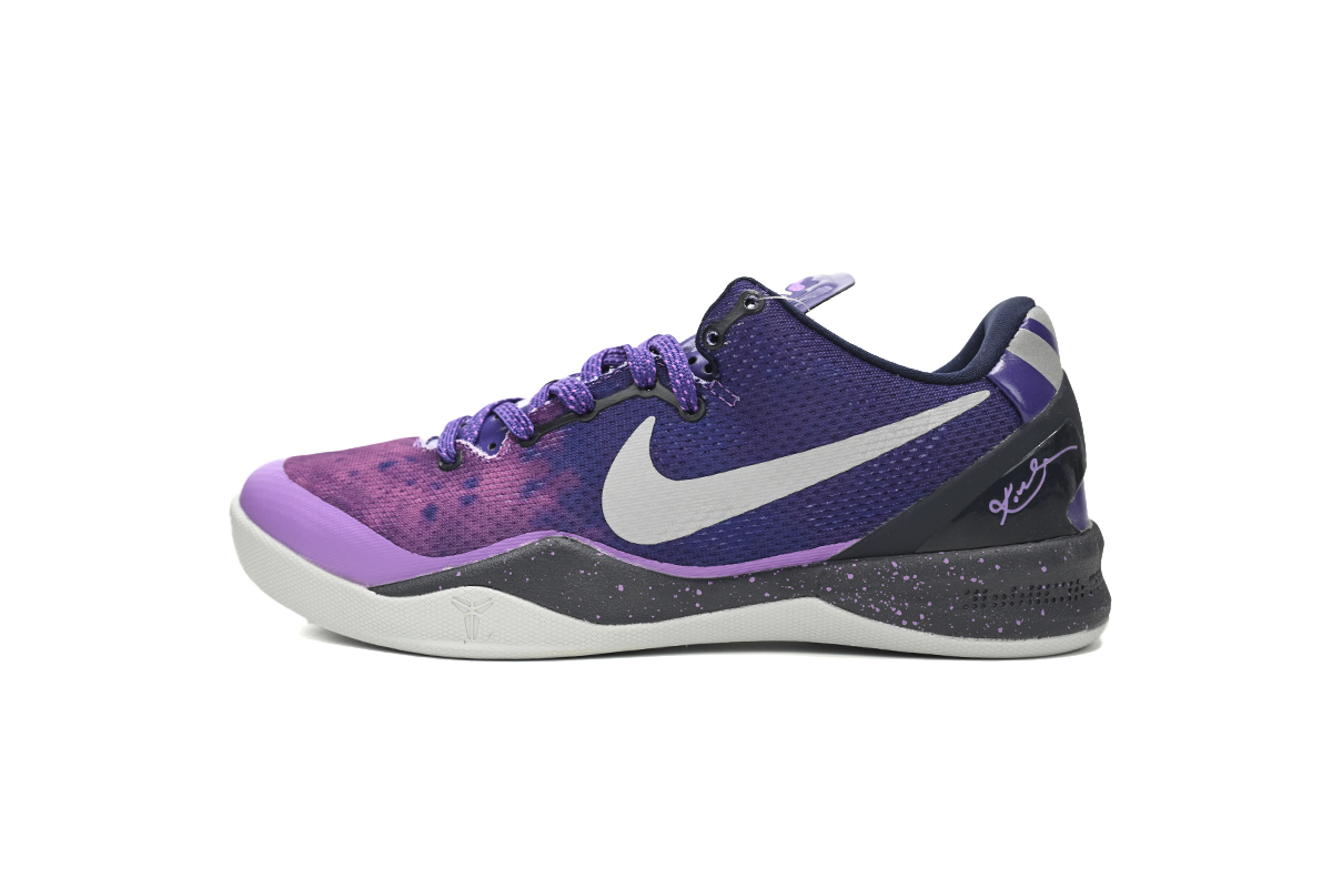 Nike Kobe 8 Playoffs Purple Platinum 555035-500