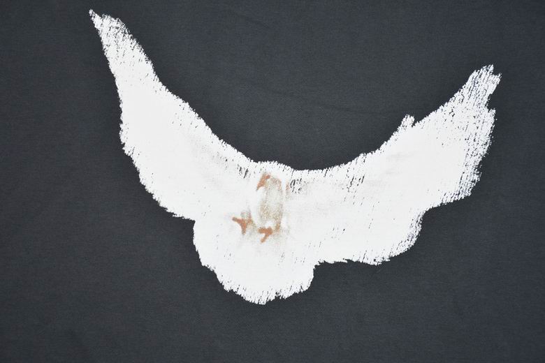 Yeezy Gap Engineered by Balenciaga Dove 3/4 Sleeve T-shirt Grey /Black/Brown/white 2dtn01