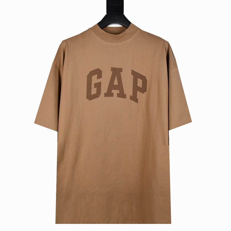 Yeezy Gap Engineered by Balenciaga Dove 3/4 Sleeve T-shirt Grey /Black/Brown/white 2dtn01