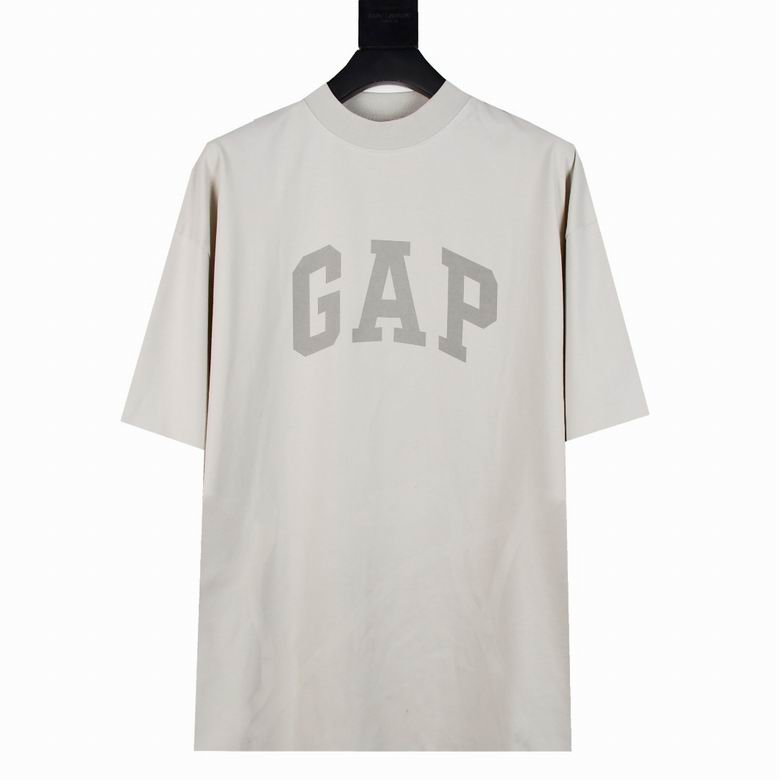 Yeezy Gap Engineered by Balenciaga Dove 3/4 Sleeve T-shirt Grey /Black/Brown/white 2dtn01