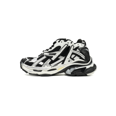 Balenciaga Runner White Black White 677403W3RB29010 01