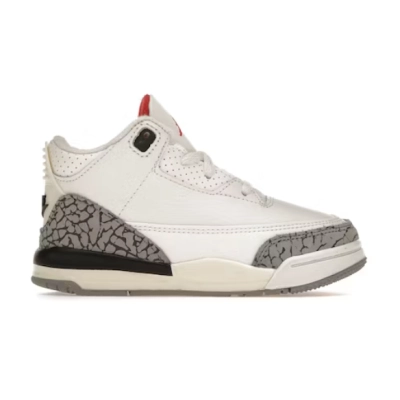 Air Jordan 3 Retro White Cement Reimagined (Kids) 02